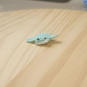 Mint Green Crocheted Stingray